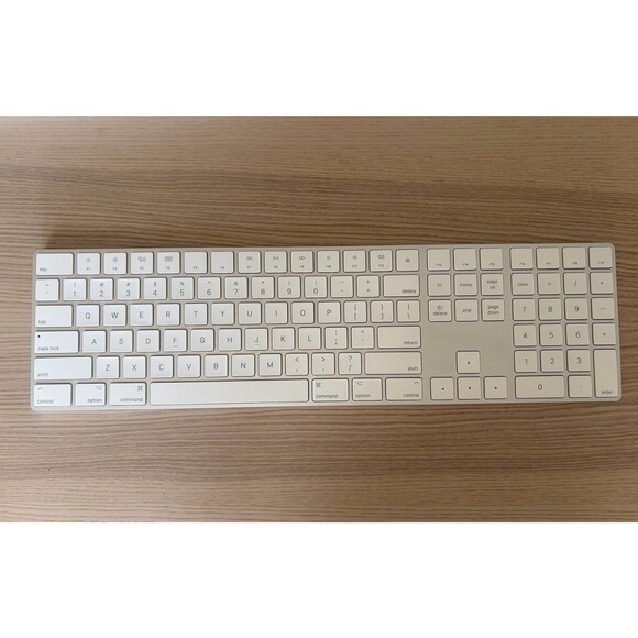 Apple Other - Apple Magic Keyboard Numeric Keypad A1843 Silver White Wireless Lightning